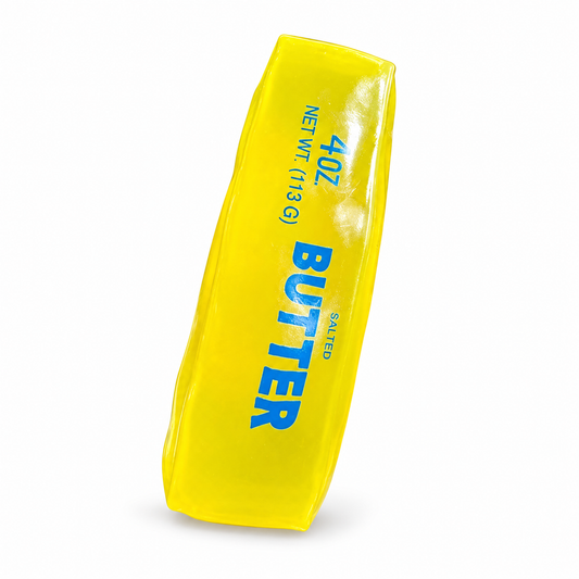 Slow-Rebound Butter Stick Squishy Toy – 1 Piece; isolated product on a white background