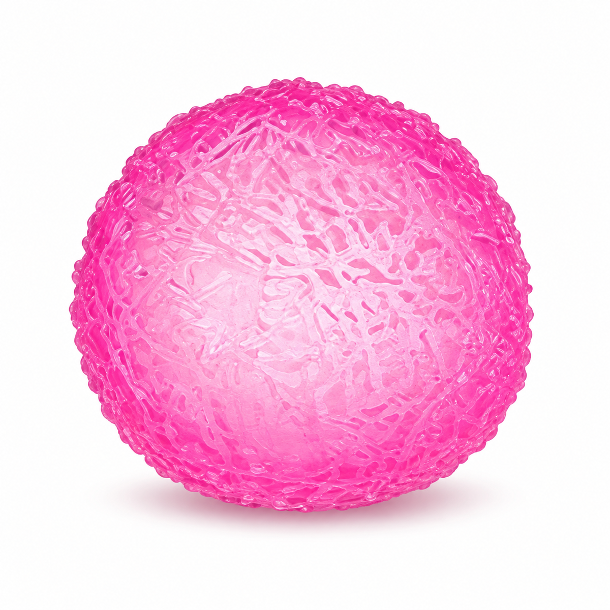 New Needohe High Density Solid Texture Grass Ball,Marble Texture Ice Cubes Mochi Stress Relief Random Color; isolated product on a white background