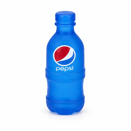 NeeDoh Pepsi Bottle Squishy Toy; isolated product on a white background
