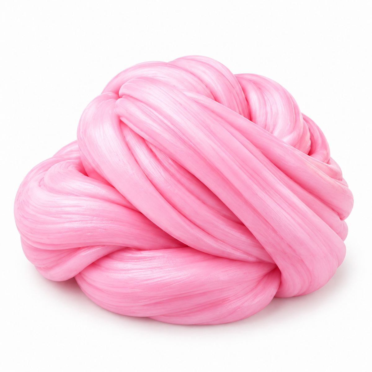 One pink piece of stretchy slime; colour supplied at random